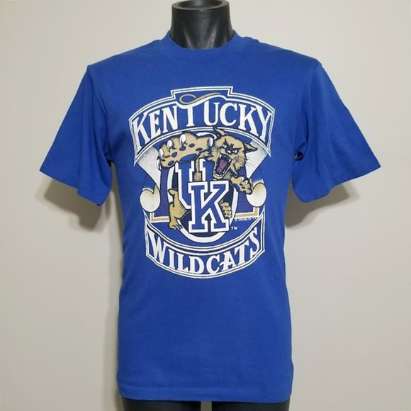 Vintage University of Kentucky Wildcats T Shirt Mascot Single Stitch Mens L Tee - Picture 11 of 11